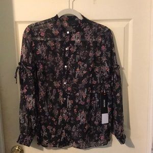 Lumière button down top